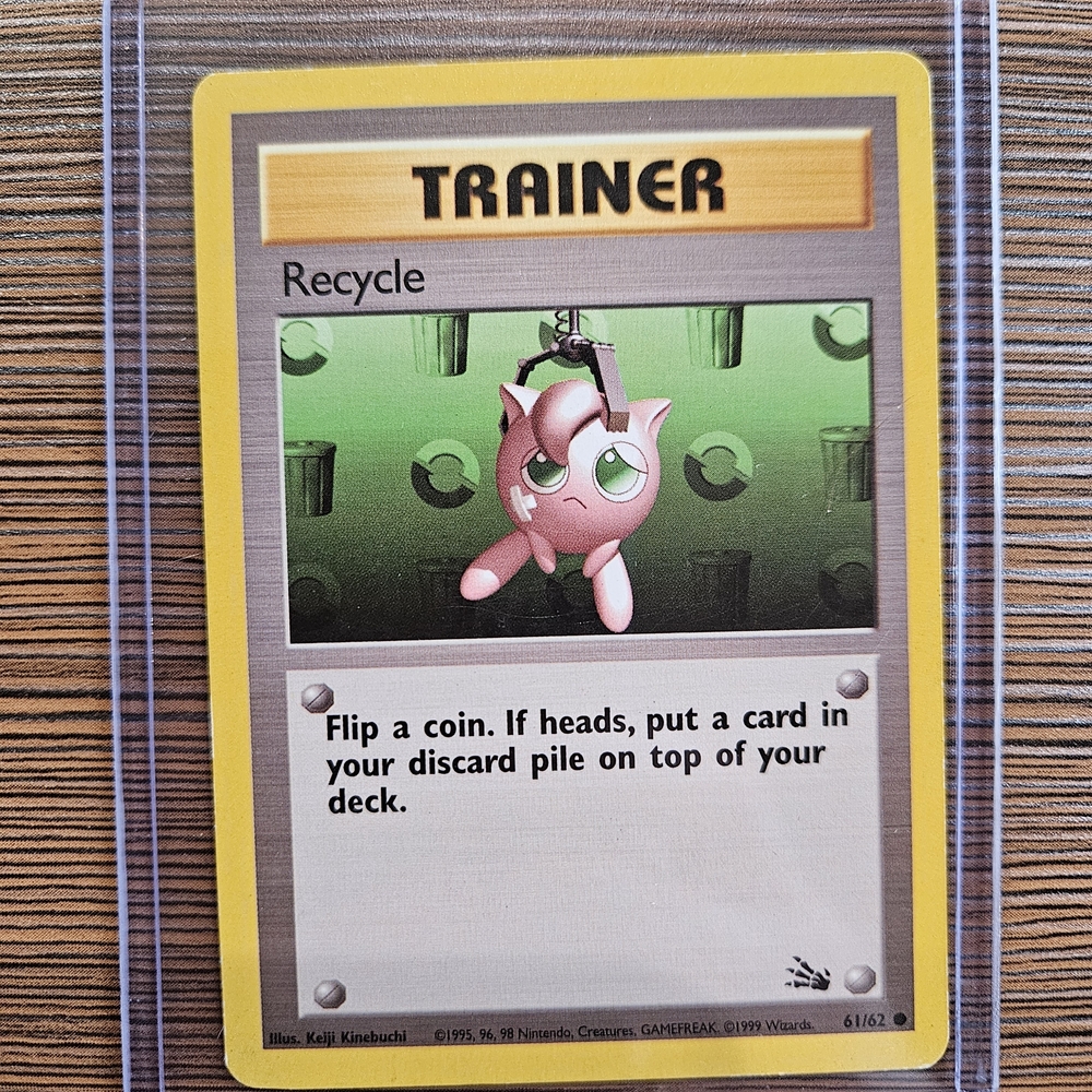 Pokemon Trainer Recycle 61/62 Card